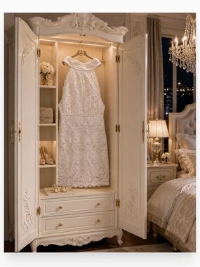 Guess Blush Pink Lace Mini Dress